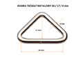 DSC01398-removebg-preview.png Ramka trójkąt metalowy 30 / 17 / 4 mm srebrny 10 sztuk
