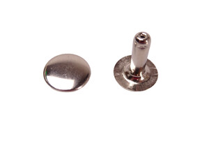 NITY zbitki kaletnicze szewskie 12 mm 100 sztuk NIKIEL