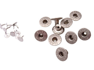 Guzik metalowy do spodni kurtki 17mm 10 sztuk