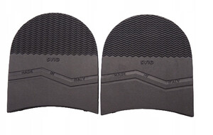 Fleki do butów gumowe mocne czarne Svig 8,5 x 8 cm