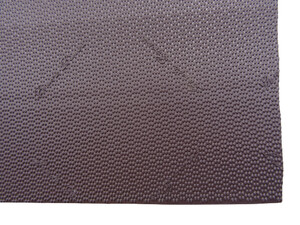 Guma do butów na zelówki spody 3 mm 50 x 50 brązowa