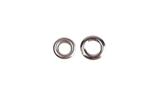 Oczka NIERDZEWNE kaletnicze z PODKŁADKĄ 4 / 7 / 4,5 mm 1000 sztuk NIKIEL